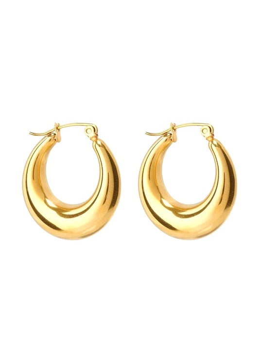 Argollas Lola L gold